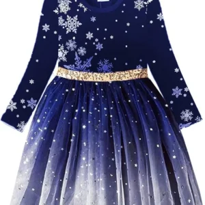 VIKITA Girls Dresses for Winter Long Sleeve