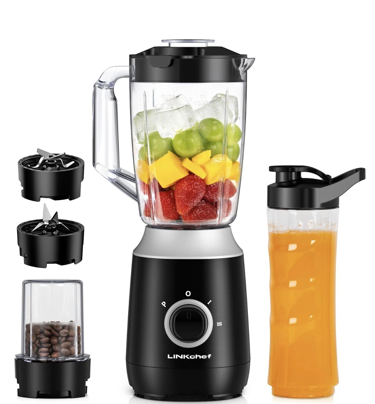 Share Blender for Smoothies and Shakes, 35Oz Jar, Personal Blender Travel Cup, Coffee