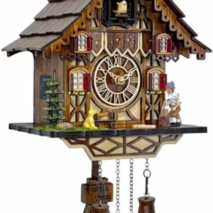 Cuckoo Clock for Wall Art: 12 Melodies, Volume Control