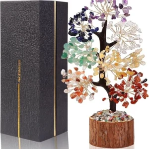 7 Chakra Crystal Tree – Handcrafted with 300 natural