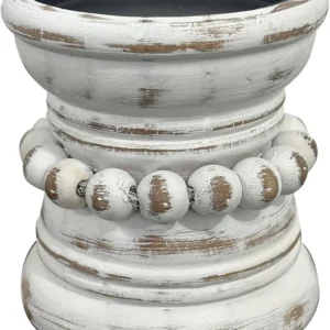 Farmhouse Rustic Wood Pillar Candle Holder