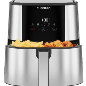 Chefman TurboFry Touch 8qt. Air Fryer - Silver (RJ38-SQSS-8T-D)