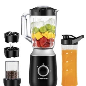 Blender for Smoothies and Shakes, 35Oz Jar, Personal Blender Travel Cup, Coffee