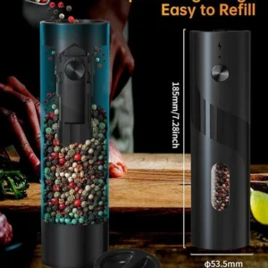 CIRCLE JOY Electric Rechargeable Salt and Pepper Grinder - 2